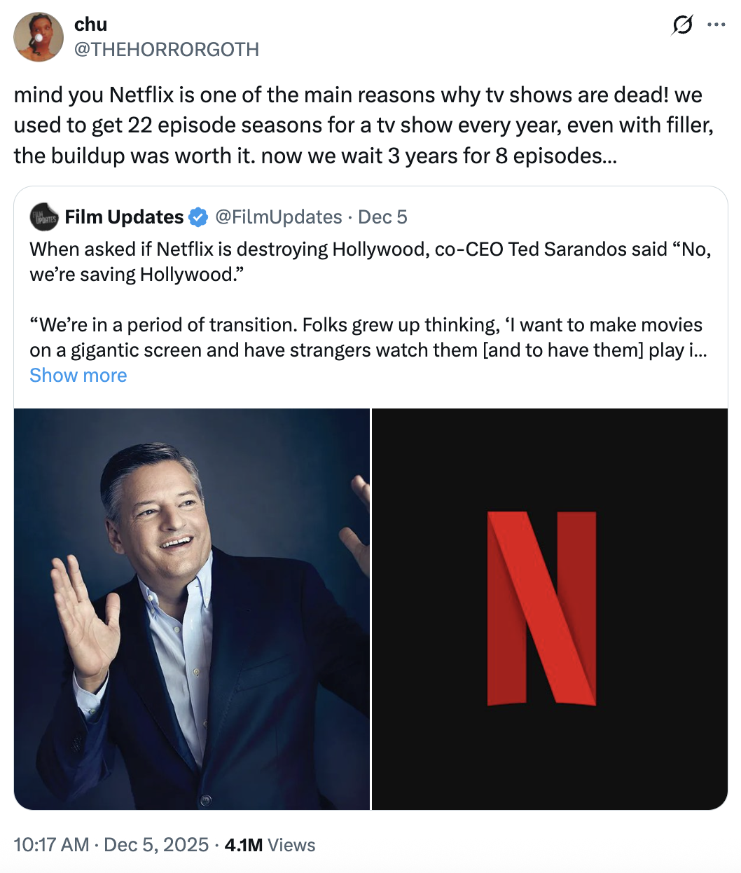 Netflix programming
